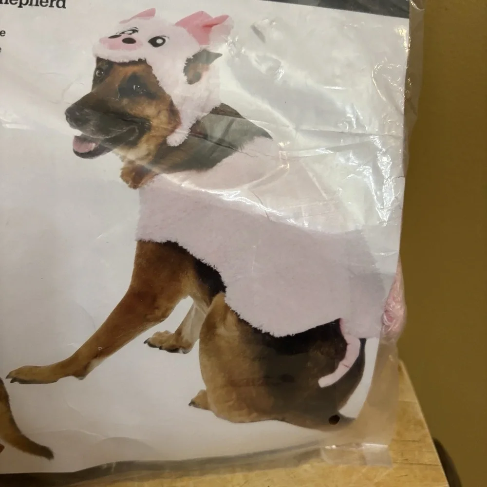 Halloween Pig Dog‎ Costume Labrador, Boxer, German Shepherd Size L NEW in Pkg